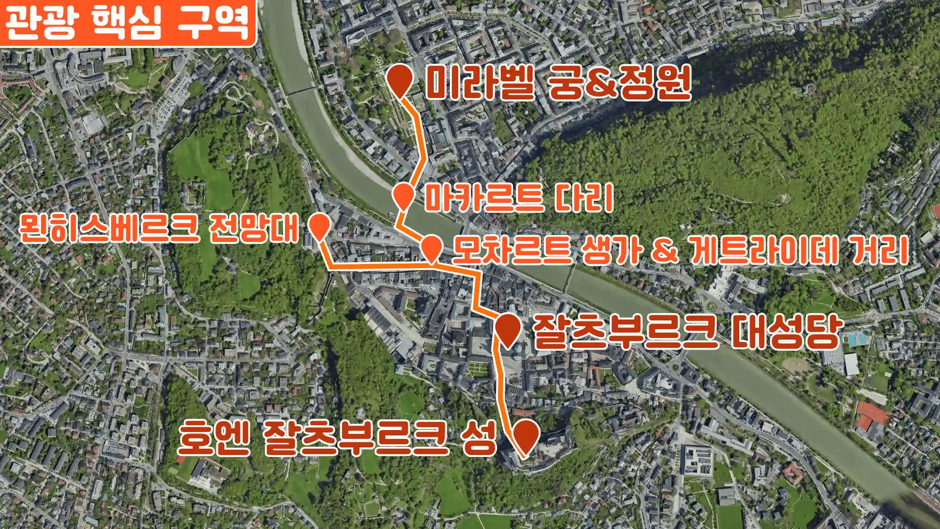 음악의 도시, 잘츠부르크 시티 투어
