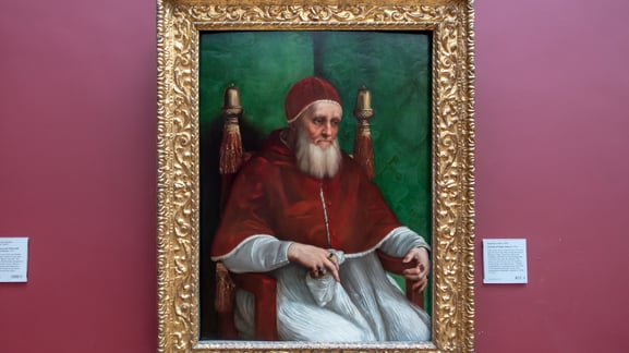 율리우스 2세의 초상화(Portrait of Pope Julius II) - 라파엘로