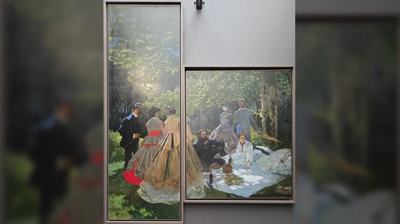 모네 - 풀밭 위의 점심 식사