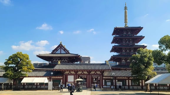 일본 최초의 사찰, 시텐노지(四天王寺, 사천왕사)